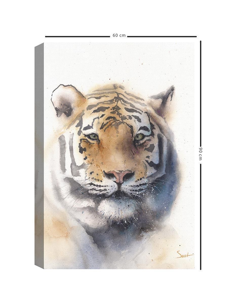 Pintura Tigre técnica mixta Animales 5