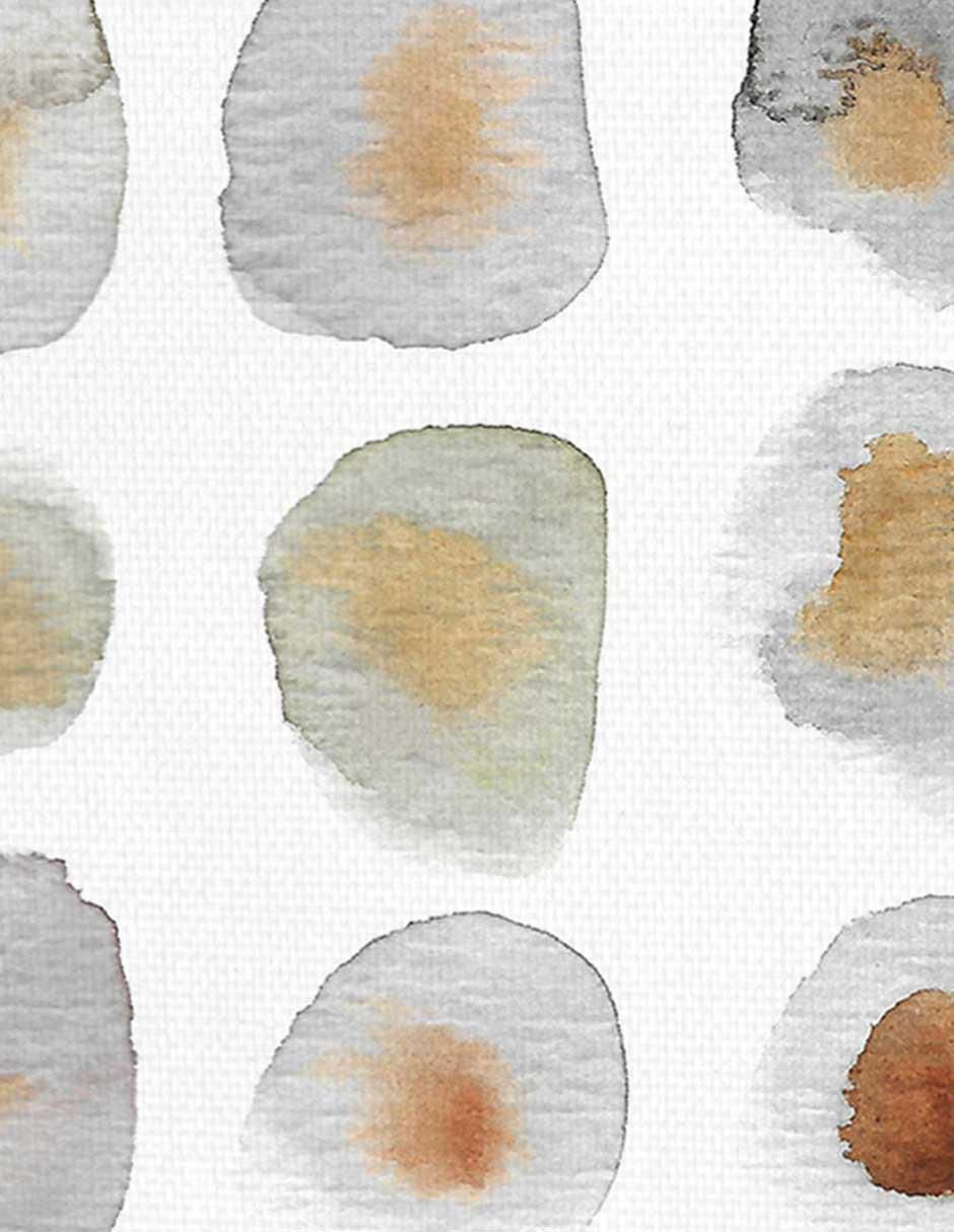 Pintura Pepitas de oro técnica mixta Abstracto 4