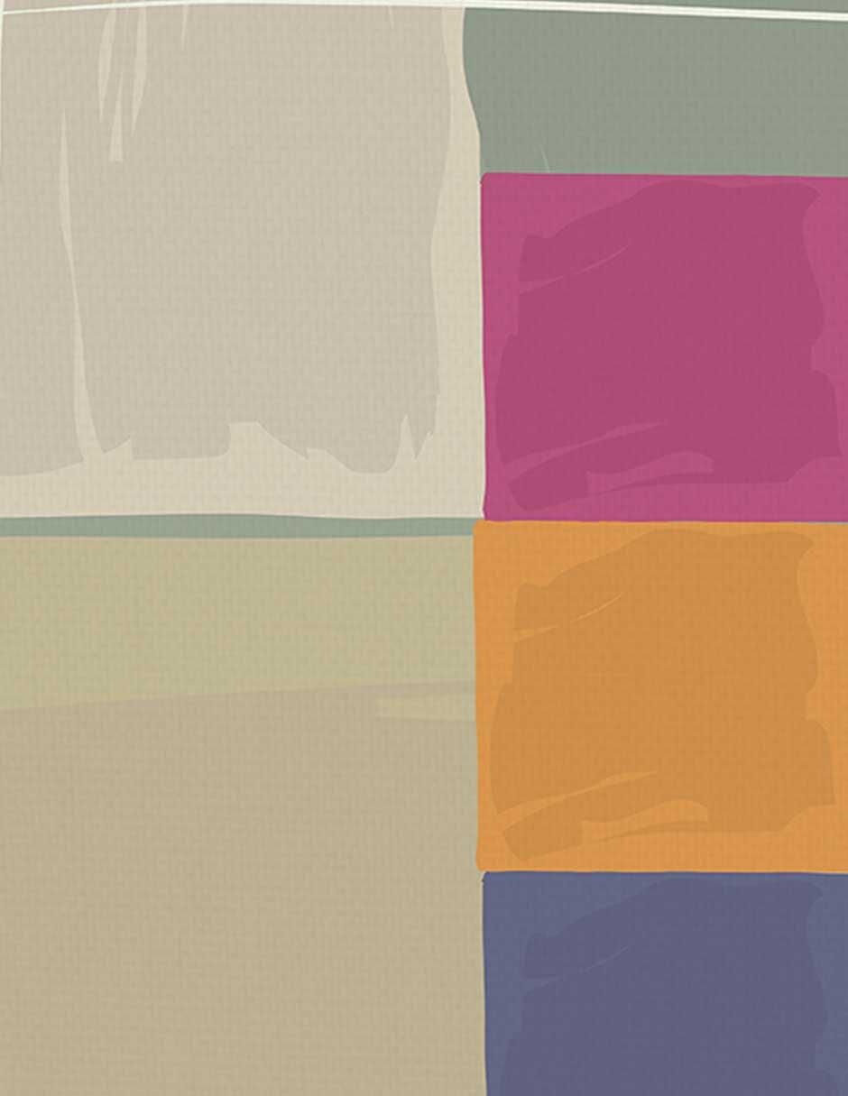 Pintura Camino cuadrado II técnica mixta Abstracto 4