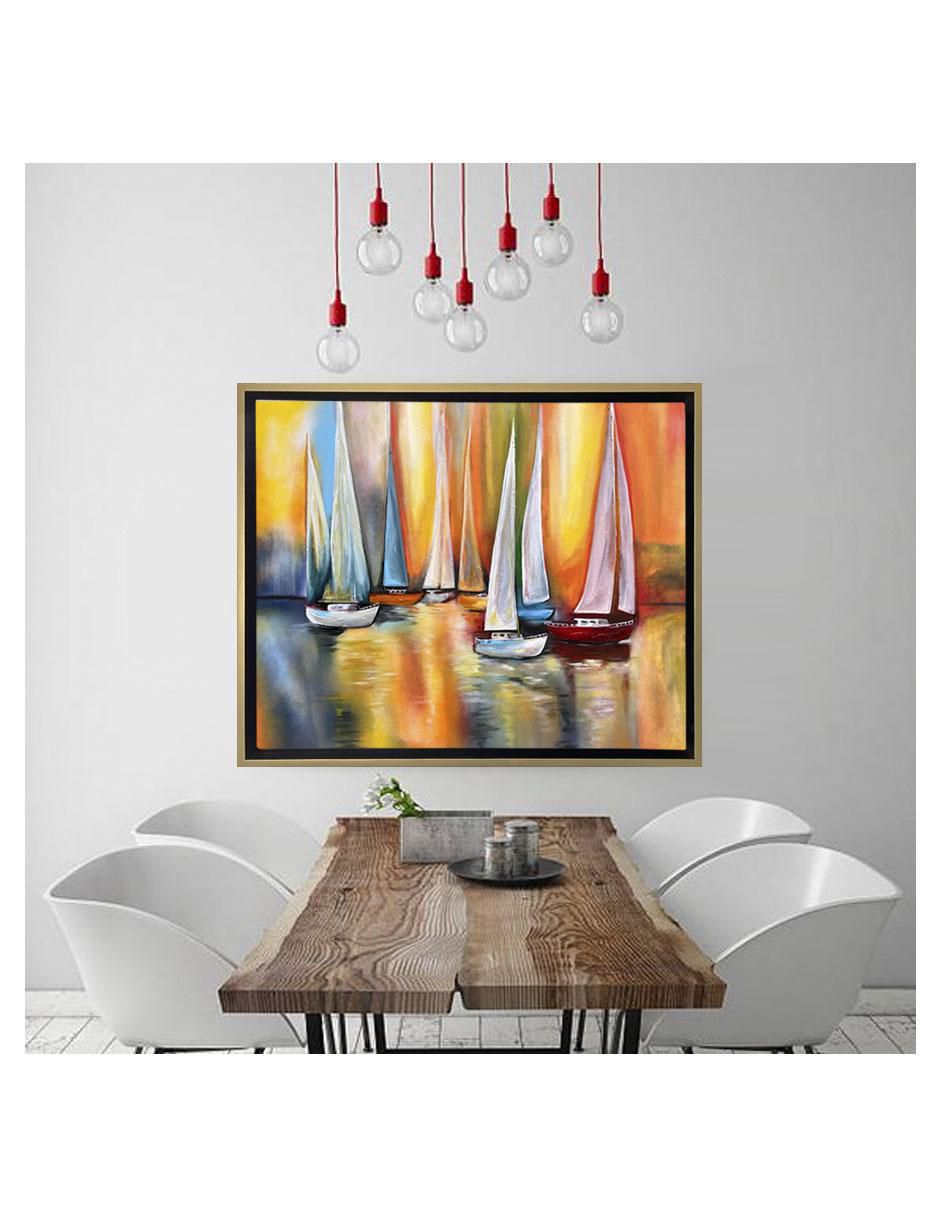 Pintura Veleros II técnica acrílico Paisajes Veleros 4