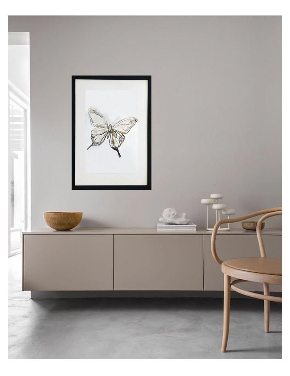 Pintura Butterfly IV técnica acrílico Animalart 4