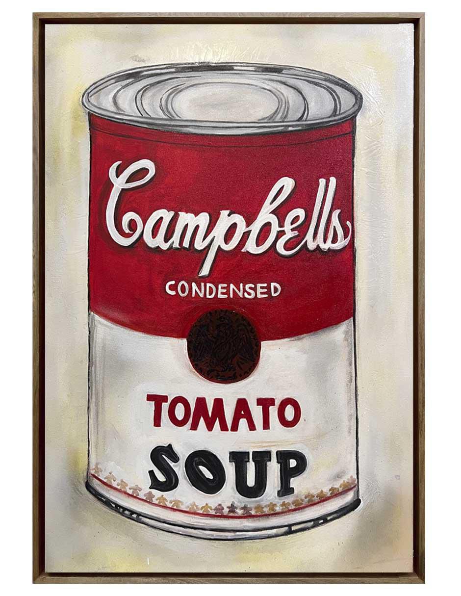 Pintura Soup técnica acrílico MilleniArt