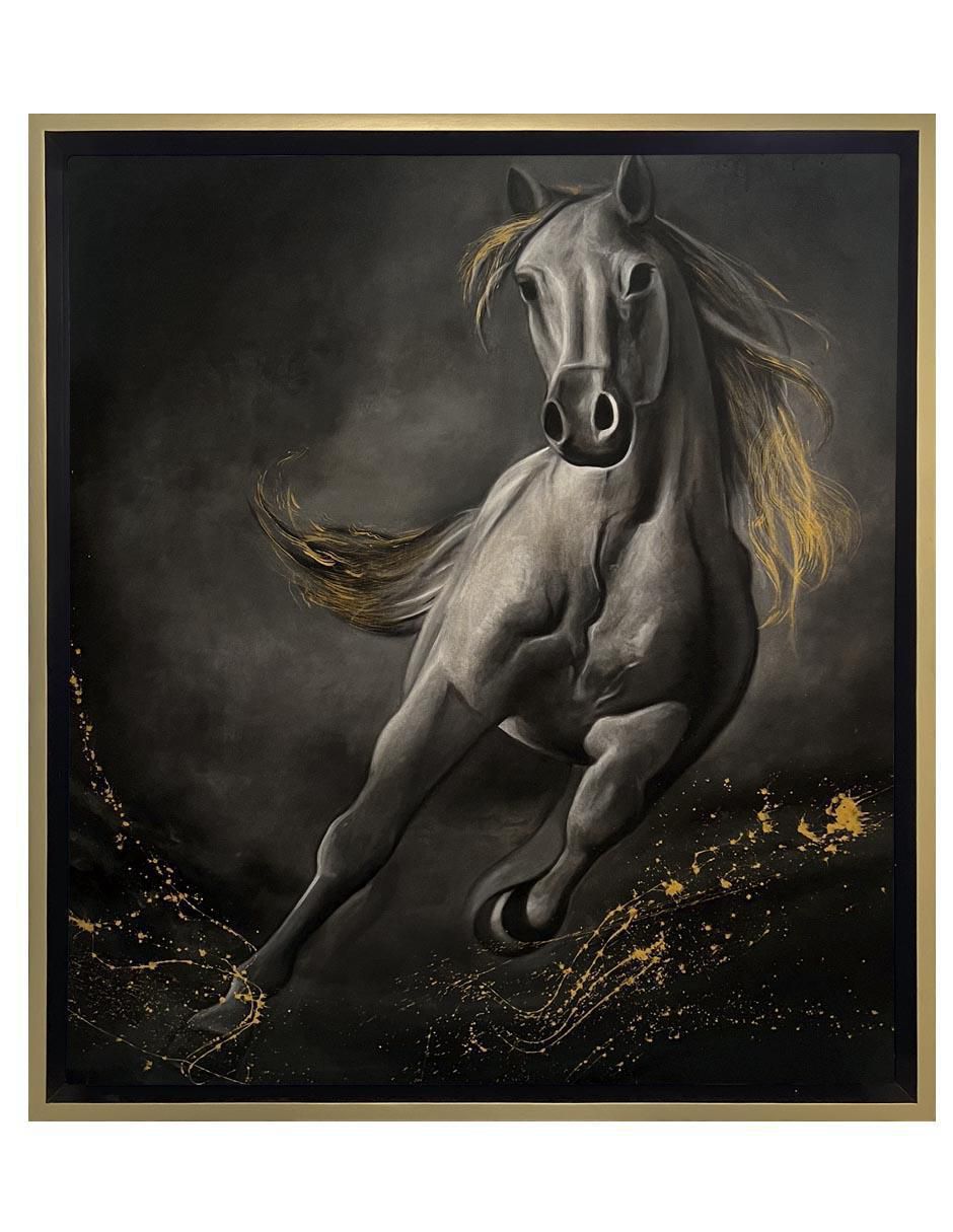 Pintura Dream Horse técnica mixta AnimalArt