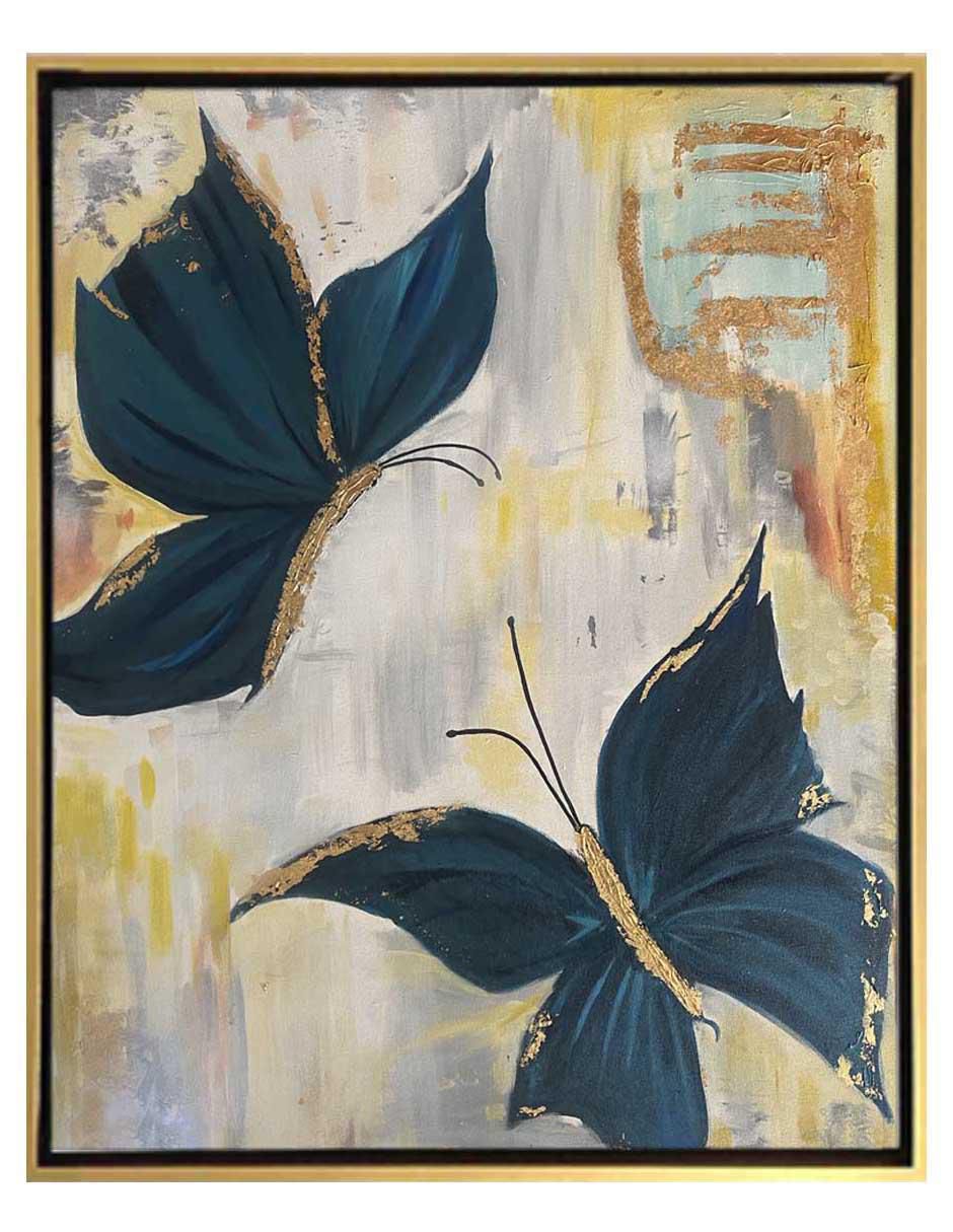 Pintura Butterfly Dream II técnica acrílico AnimalArt