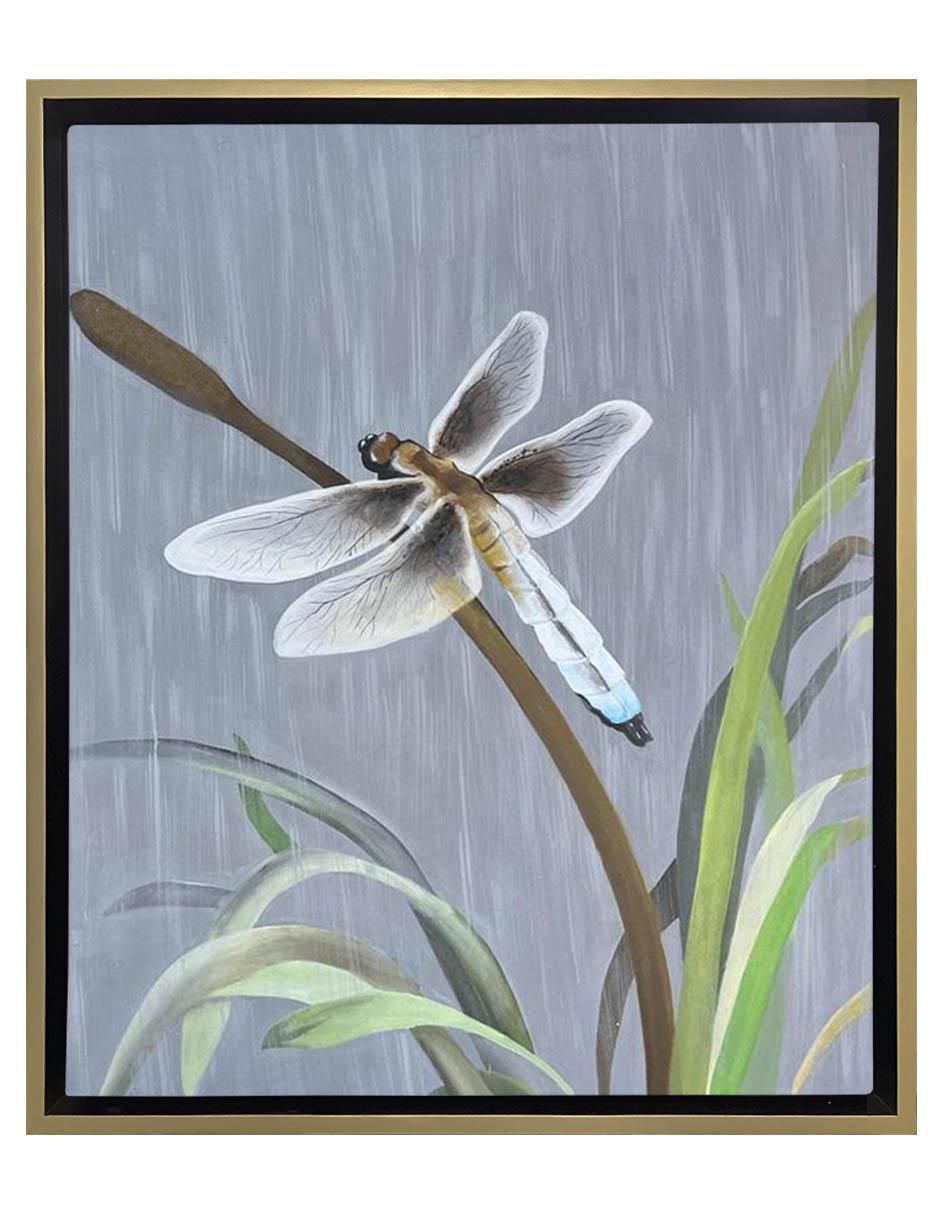 Pintura Libélula 2.1 técnica acrílico AnimalArt