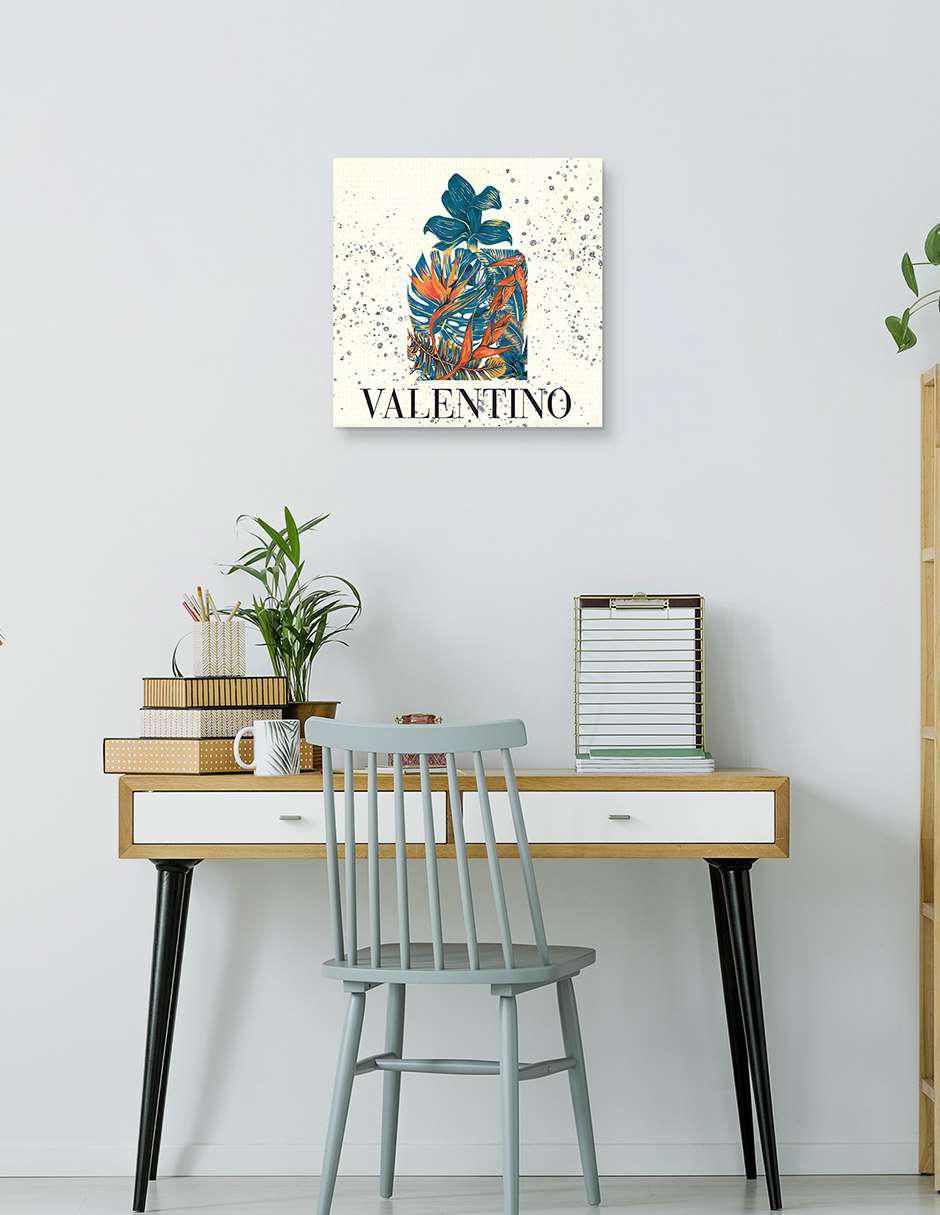 Pintura Frasco de perfume tropical técnica mixta 4