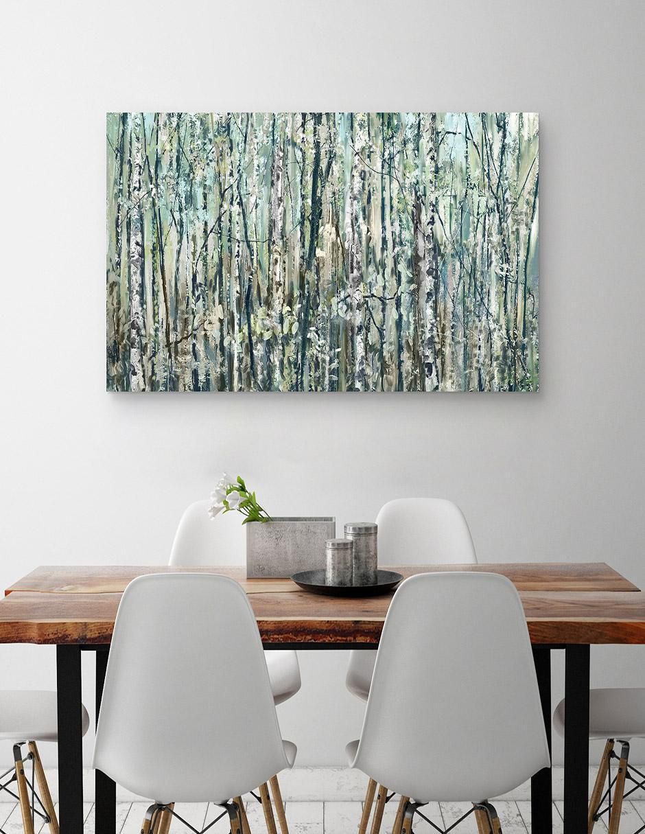 Pintura Bosques técnica mixta 3