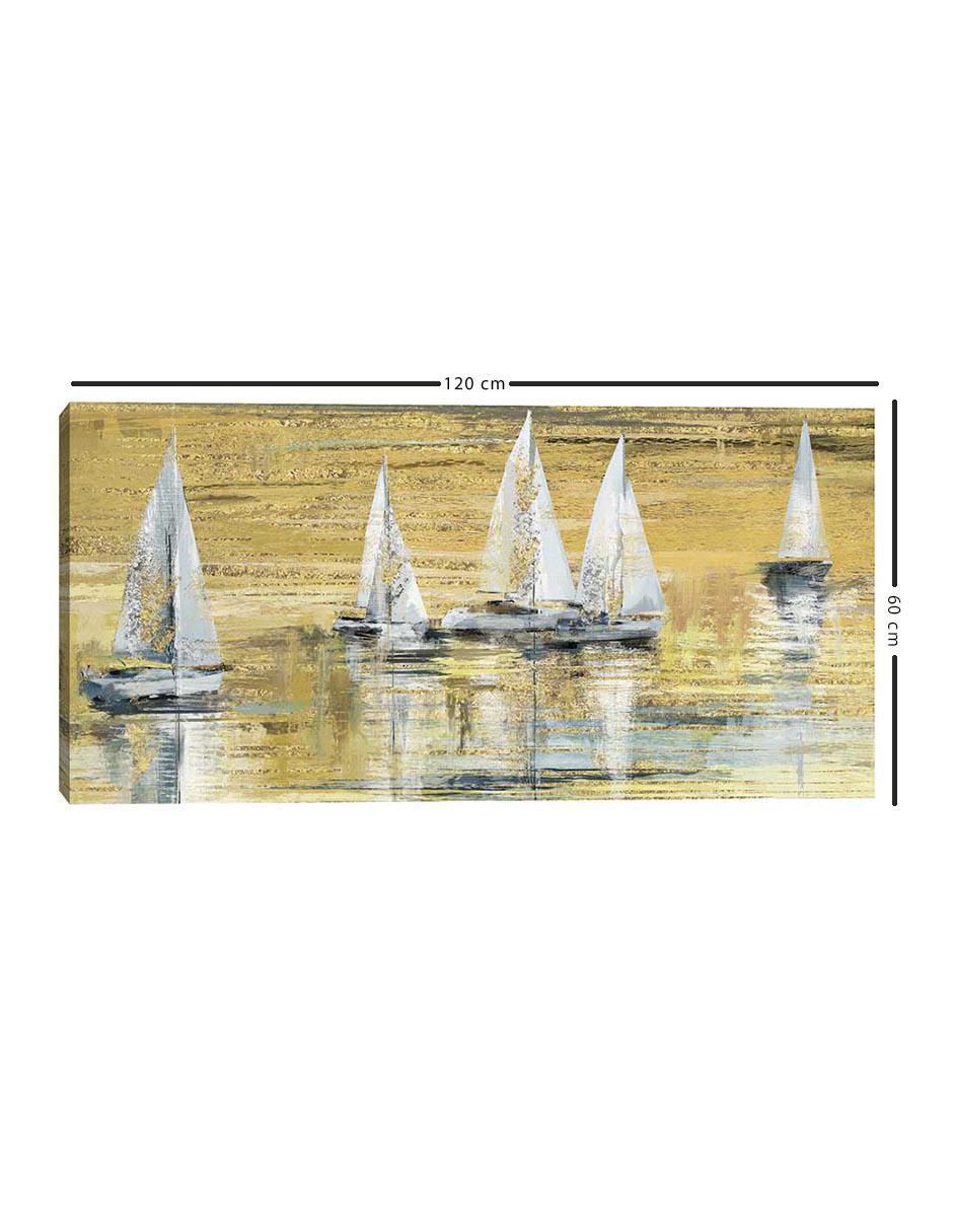 Pintura Vela de Oro técnica mixta Costa 5