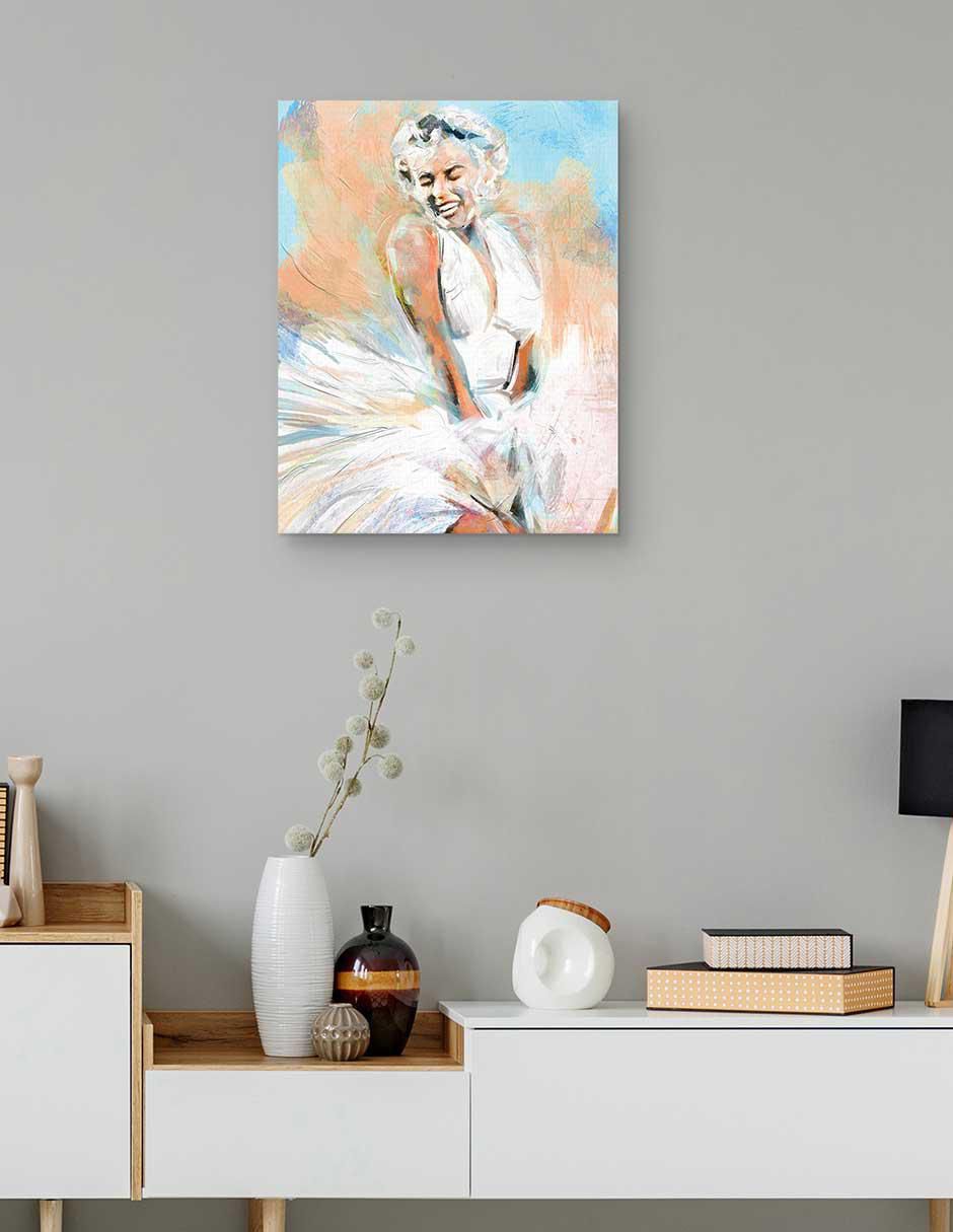 Pintura Momento Marilyn técnica mixta Moderno 2