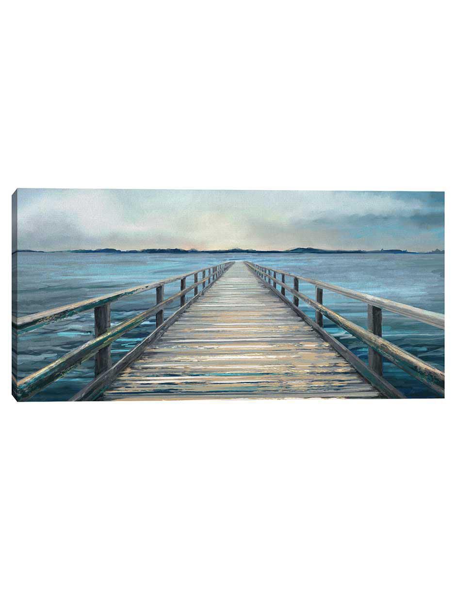 Pintura Panel del Horizonte Costero II técnica mixta Costa