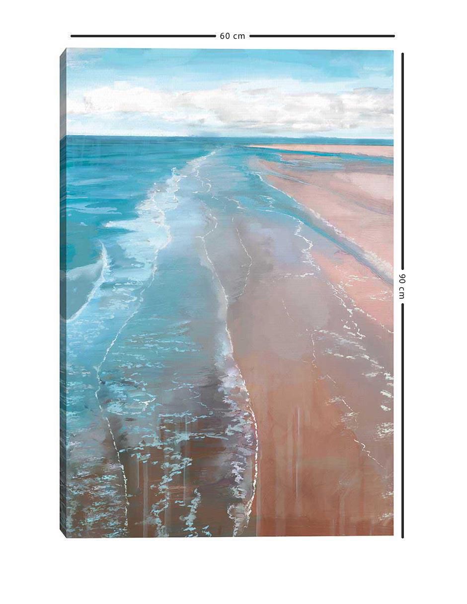 Pintura Arenas rosadas técnica mixta Costa 5