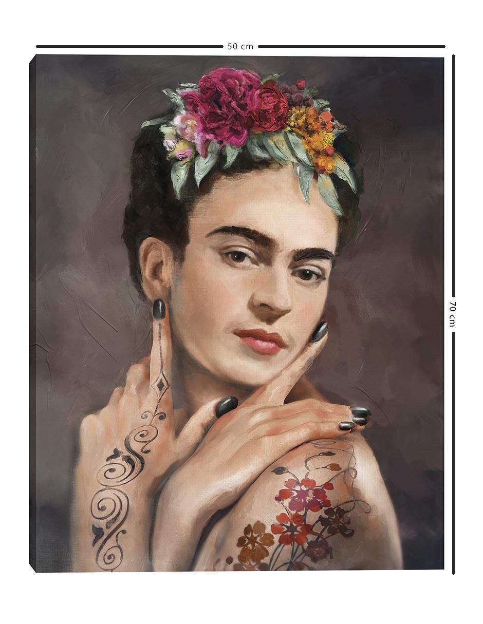 Pintura Frida tatuada técnica mixta Moderno 5