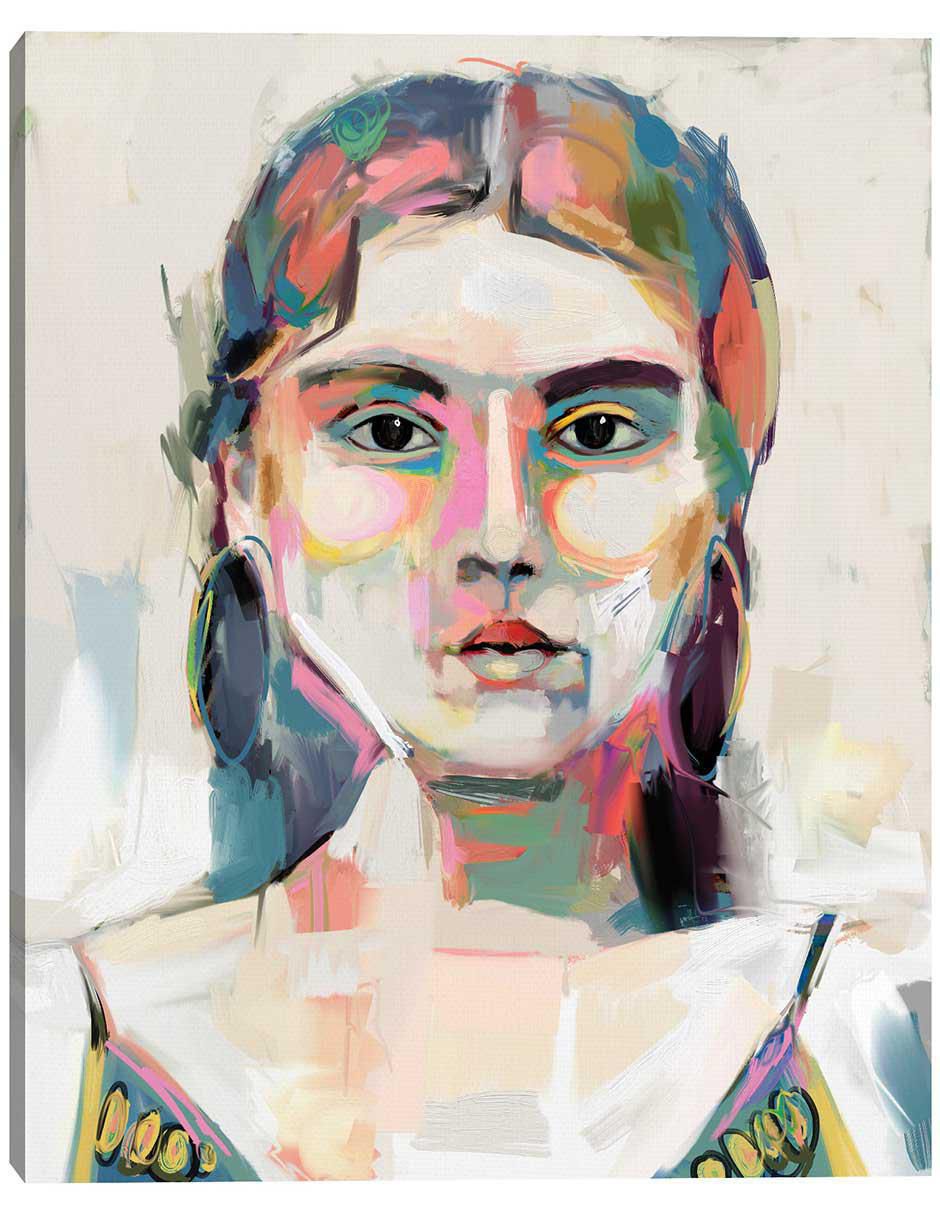 Pintura Cara a Cara I técnica mixta Moderno Pintura Cara a Cara I técnica mixta Moderno