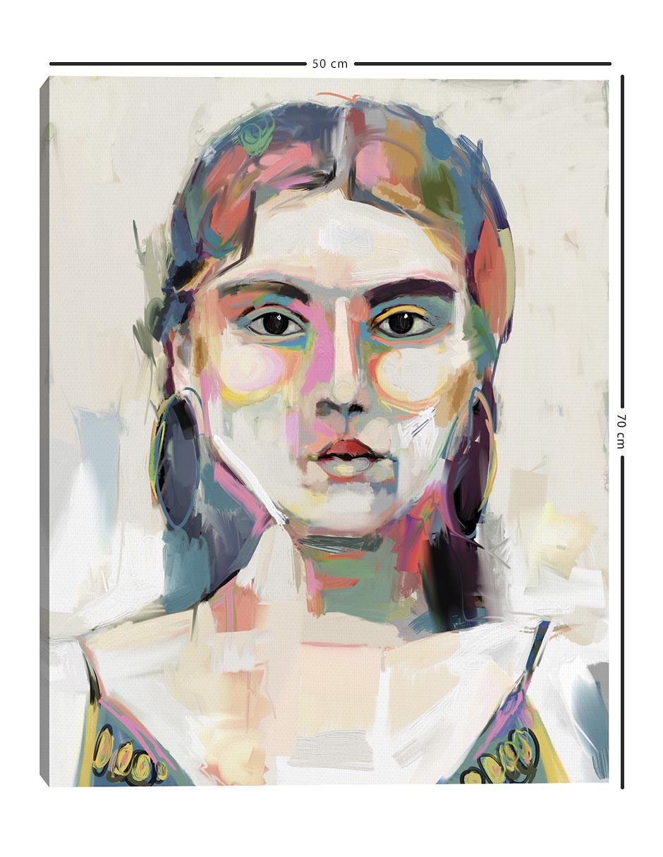 Pintura Cara a Cara I técnica mixta Moderno 5