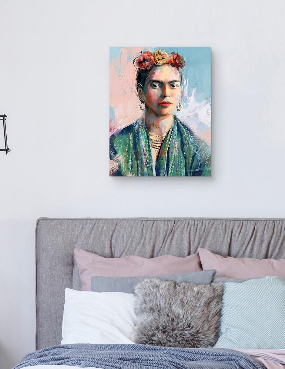 Pintura Perfectamente Frida técnica mixta Moderno 3