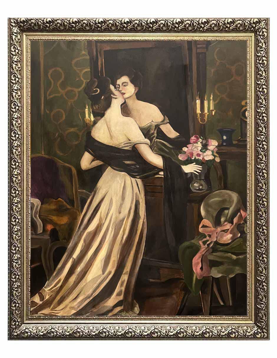 Pintura técnica óleo Love
