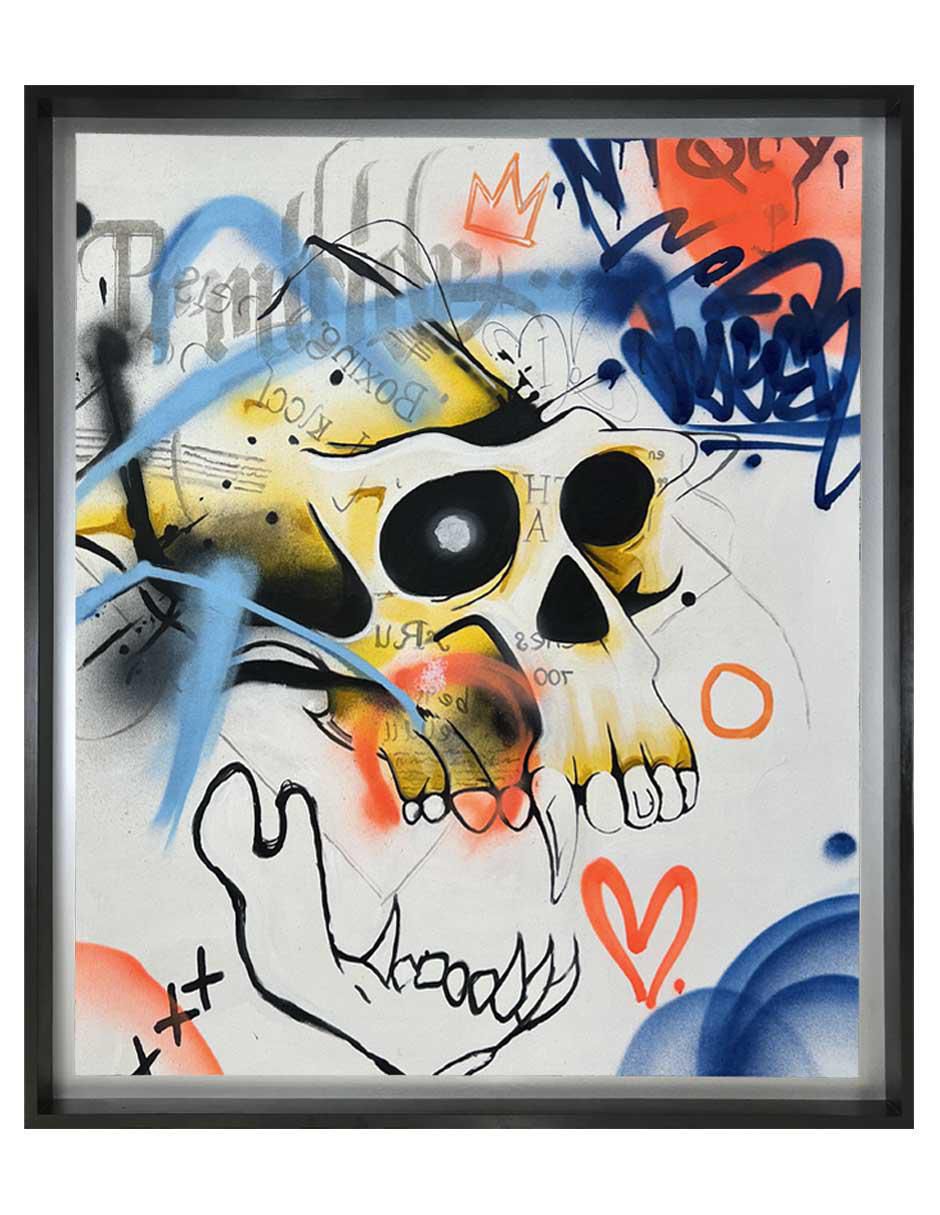 Pintura técnica acrílico Calaveras