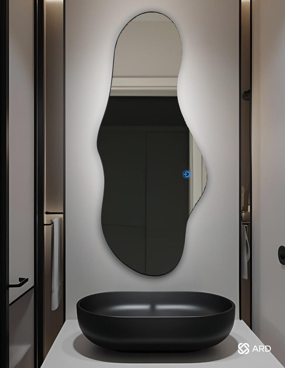 Espejo irregular Decorativo de pared con luz led Luminous Cloud 2
