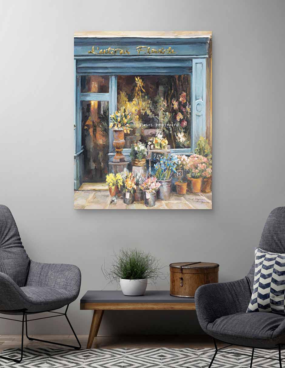Pintura Lartisan Fleuriste Luz técnica mixta Paisaje 3