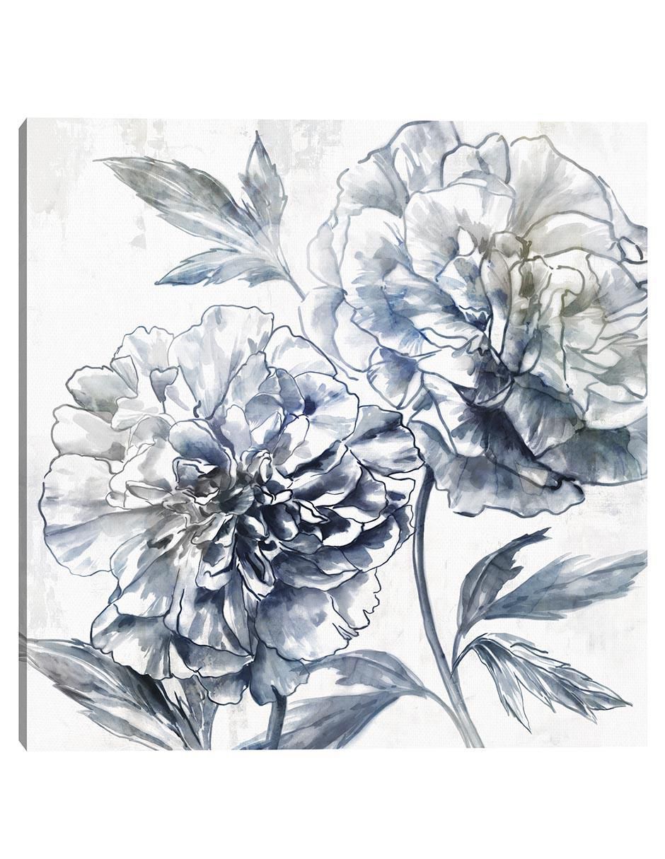 Pintura Peonía Japonesa I técnica mixta Floral