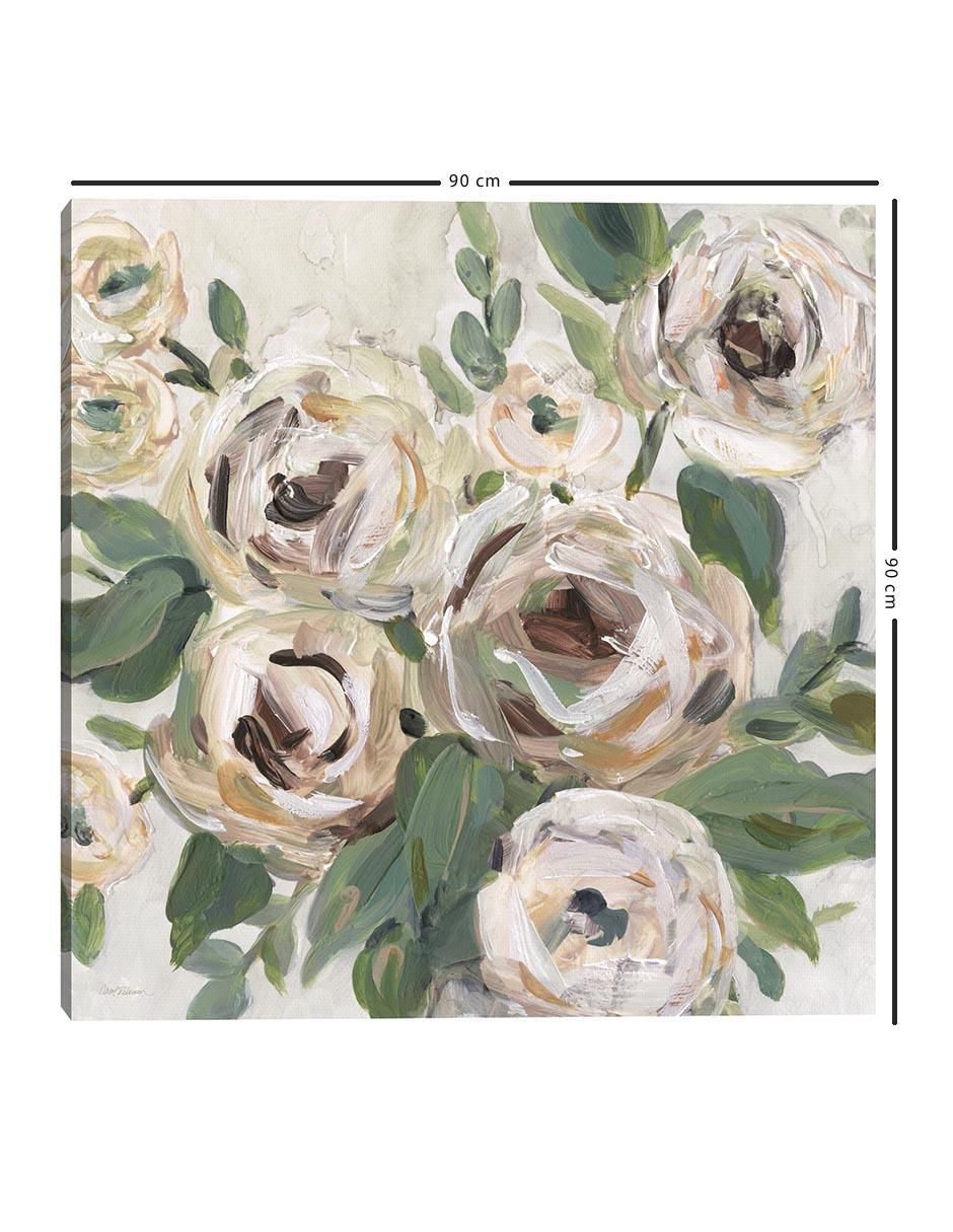 Pintura Profundidad Floral brillante técnica mixta Floral 5