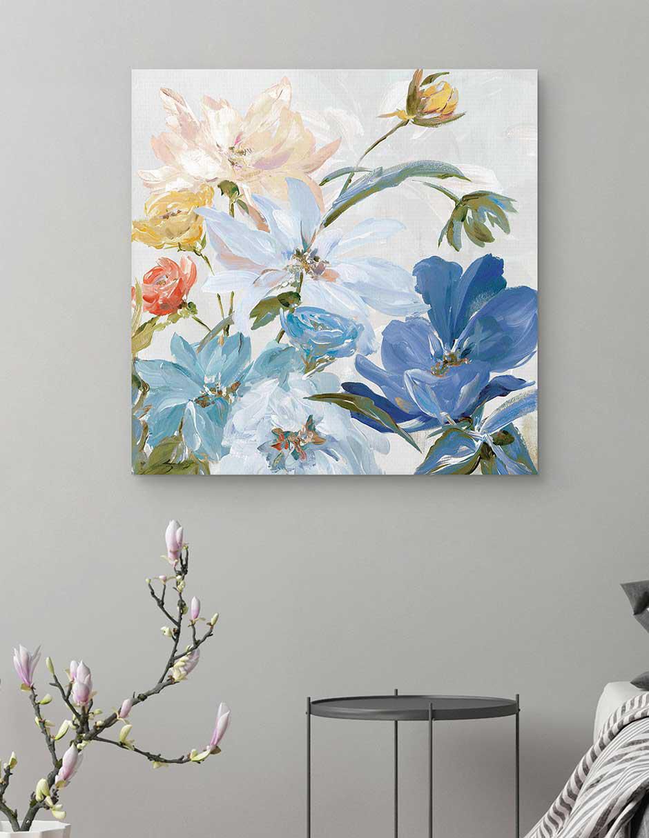 Pintura Milagros silenciosos técnica mixta Floral 3