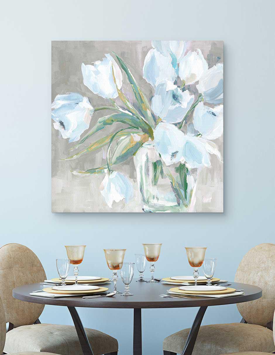 Pintura Encantador fresco técnica mixta Floral 3