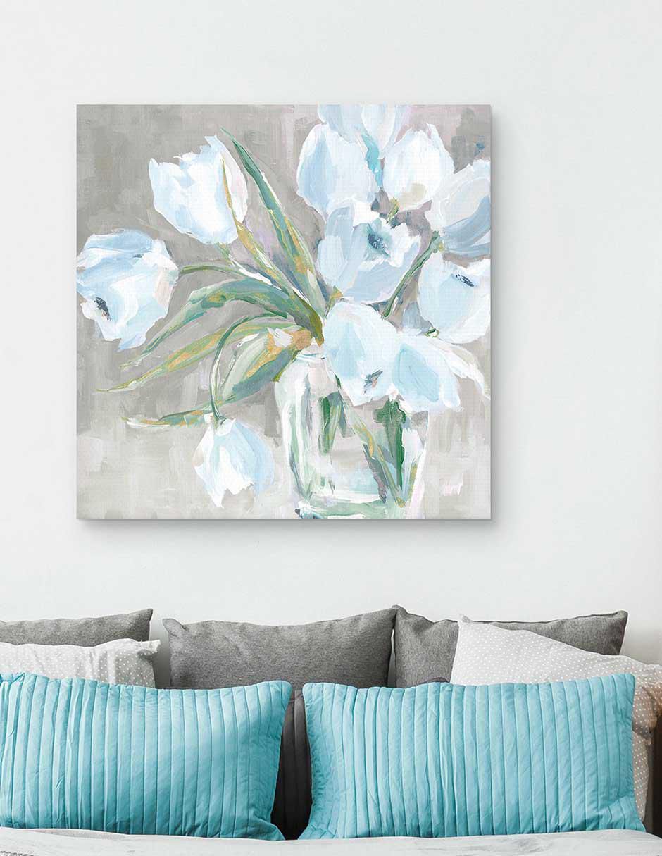 Pintura Encantador fresco técnica mixta Floral 4