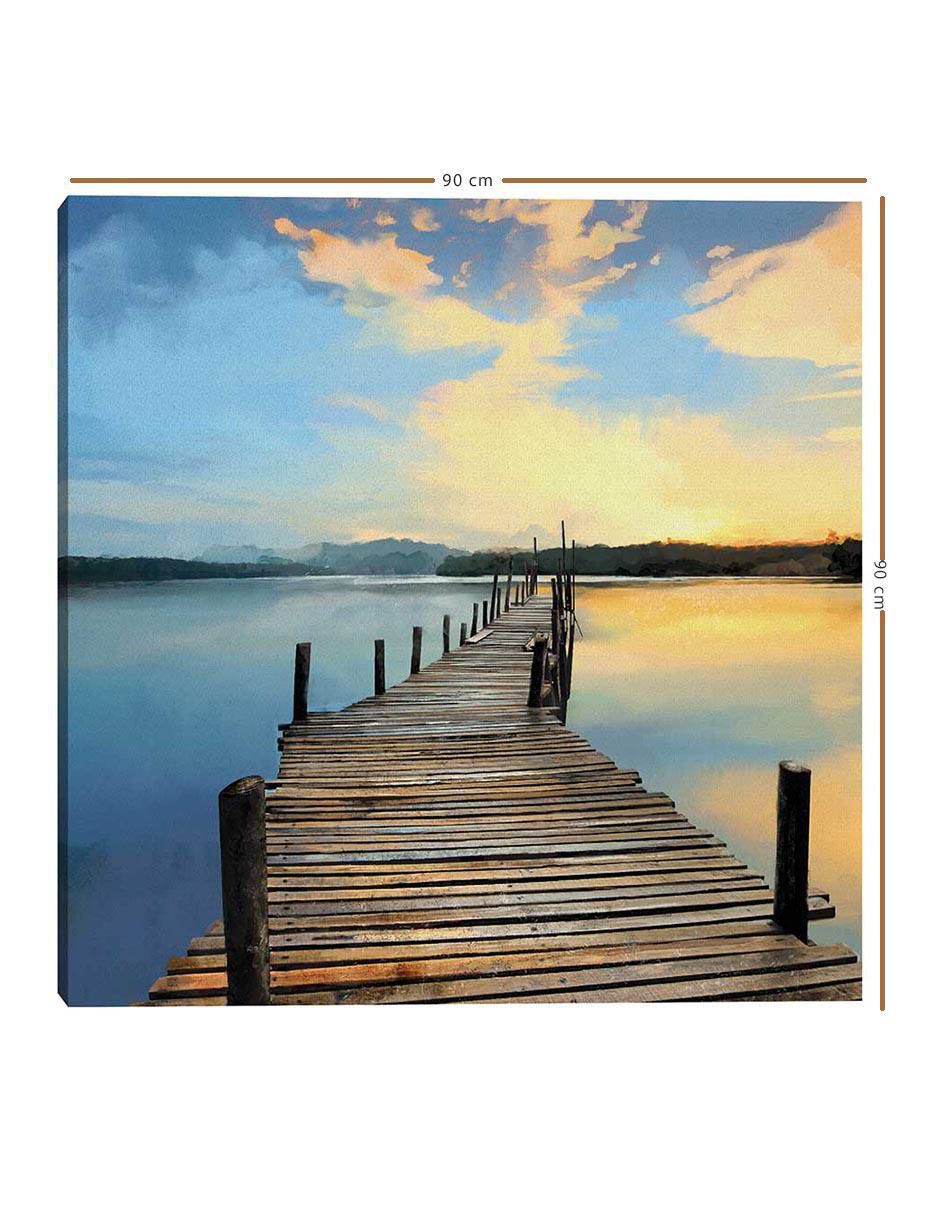 Pintura Muelle sunset técnica mixta Fotografia 5