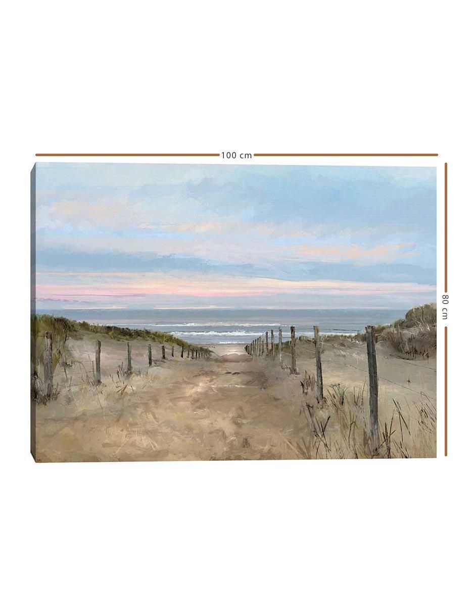 Pintura Isla Amanecer técnica mixta Paisaje 5