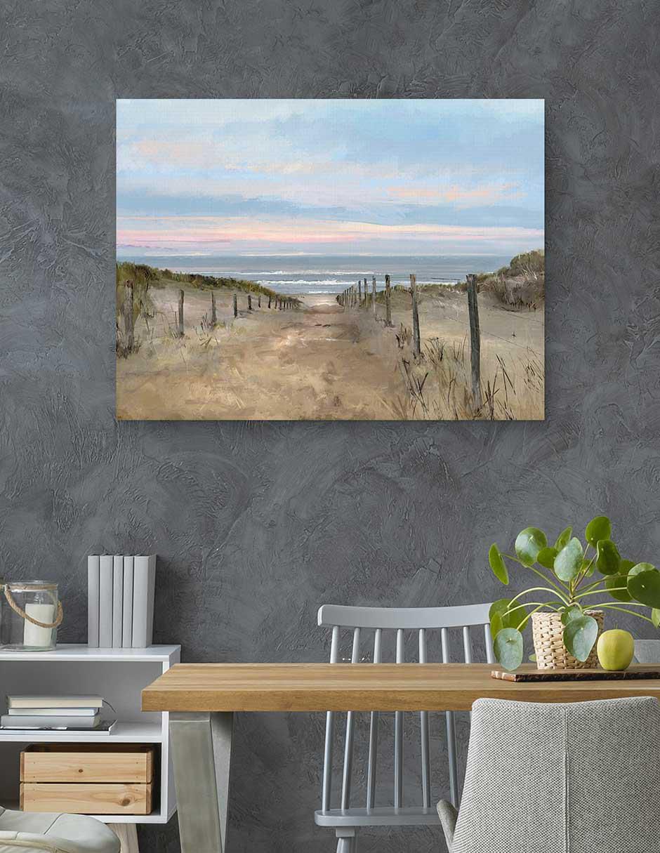 Pintura Isla Amanecer técnica mixta Paisaje 3