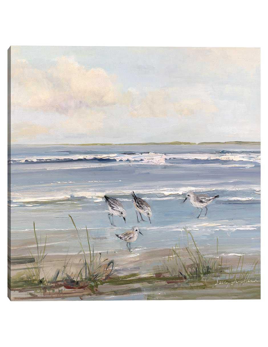 Pintura Salto de playa técnica mixta Costa Pintura Salto de playa técnica mixta Costa