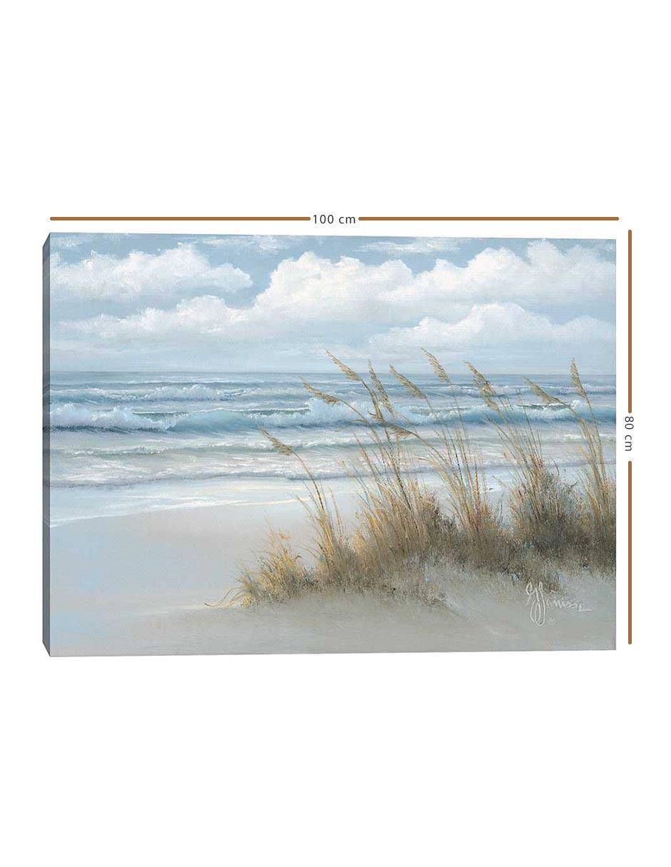 Pintura Avena de mar técnica mixta Costa 5