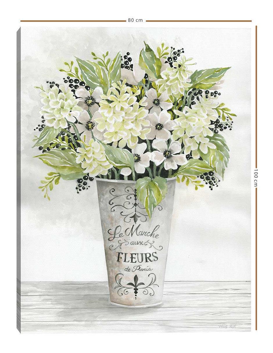 Pintura Floral Francés I técnica mixta Floral 5