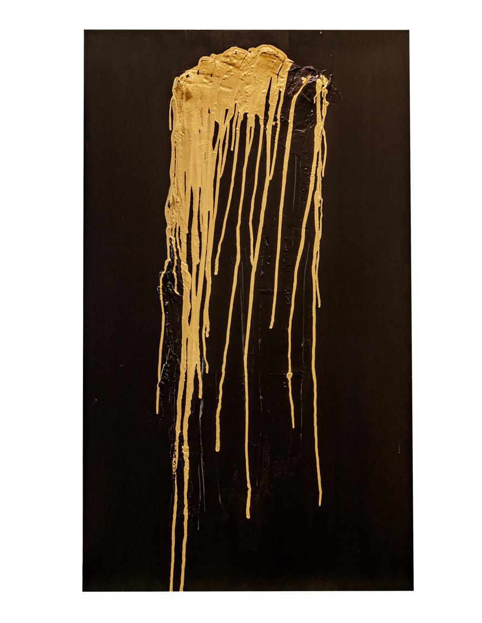 Cuadro decorativo golden black 1