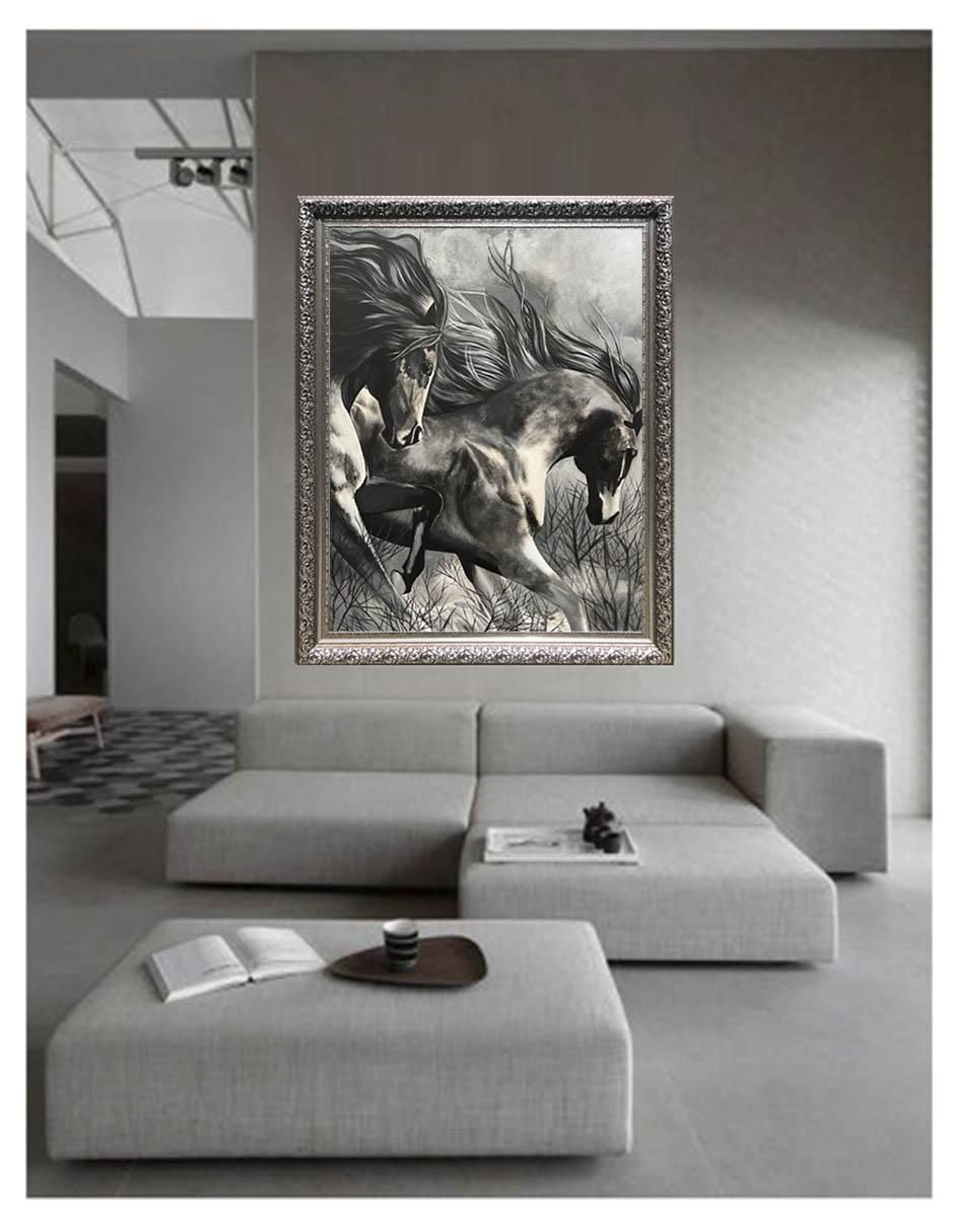 Pintura Fuerzas Poderosas técnica acrílico AnimalArt 4