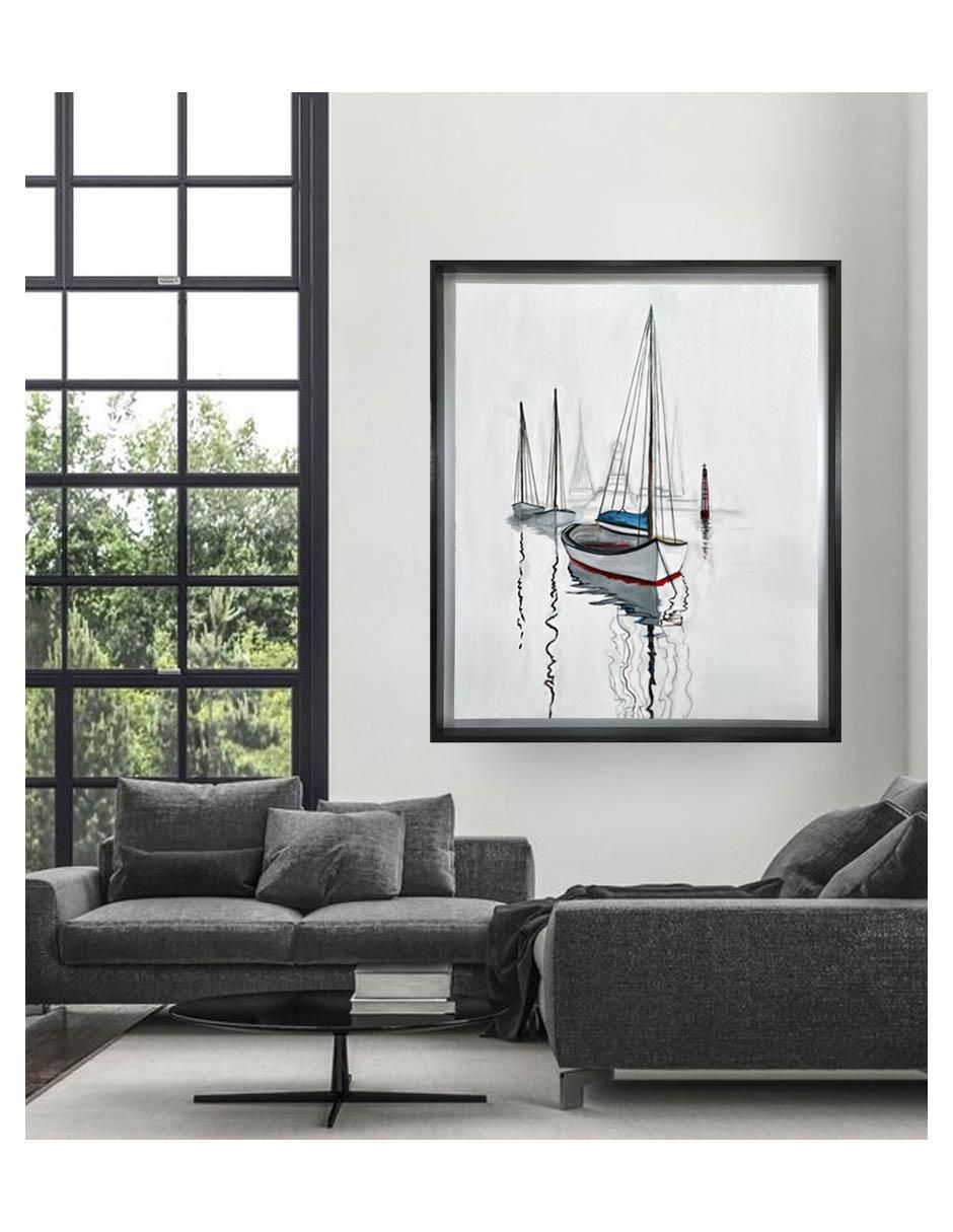 Pintura Velero III técnica acrílico Veleros 2