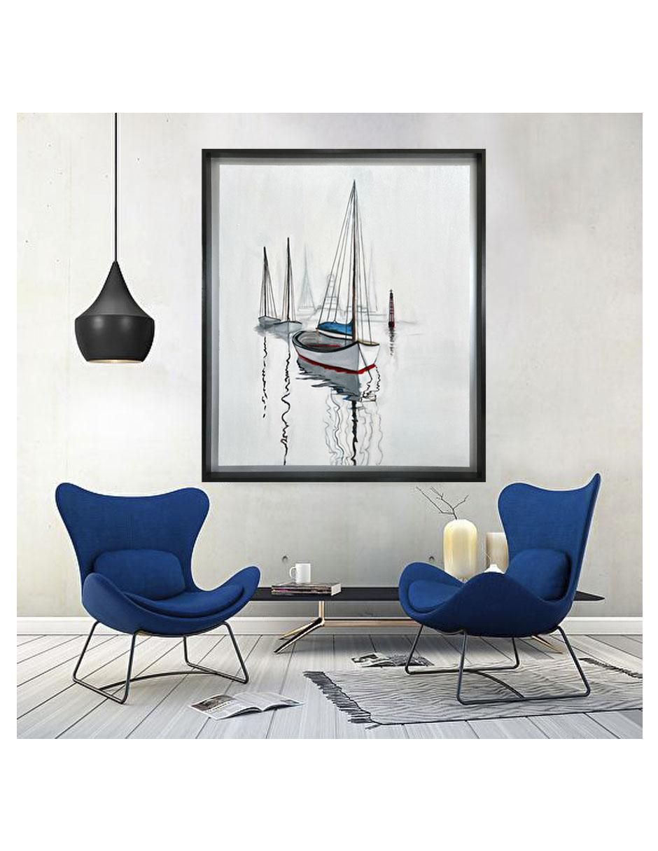 Pintura Velero III técnica acrílico Veleros 3