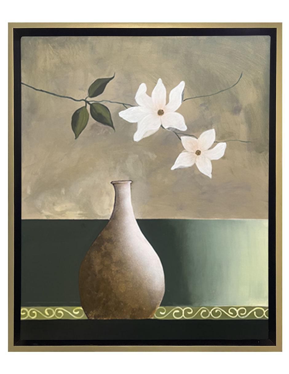 Pintura Jarrón Y Flor técnica acrílico Pintura Jarrón Y Flor técnica acrílico
