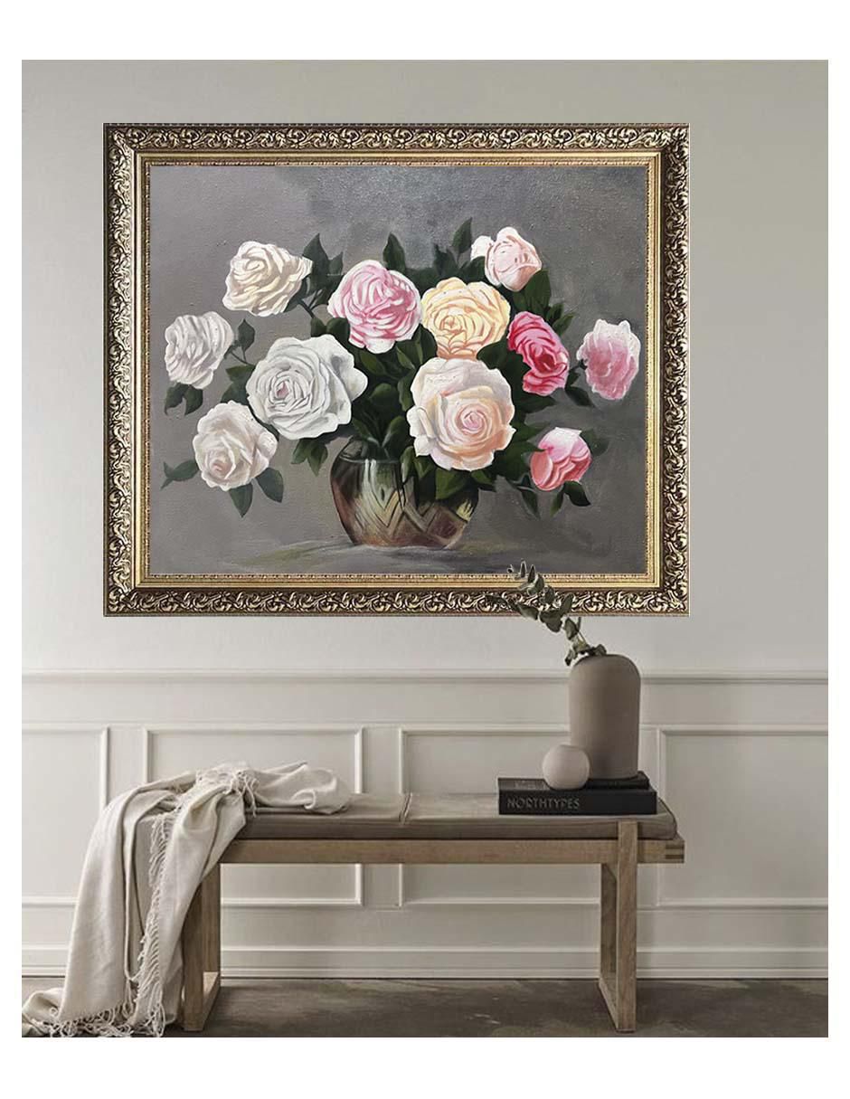 Pintura Florero 2.0 técnica acrílico 2