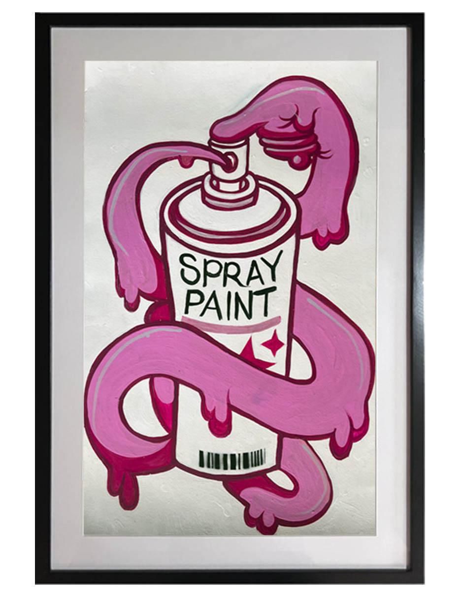 Pintura Spray Paint técnica acrílico MilleniArt