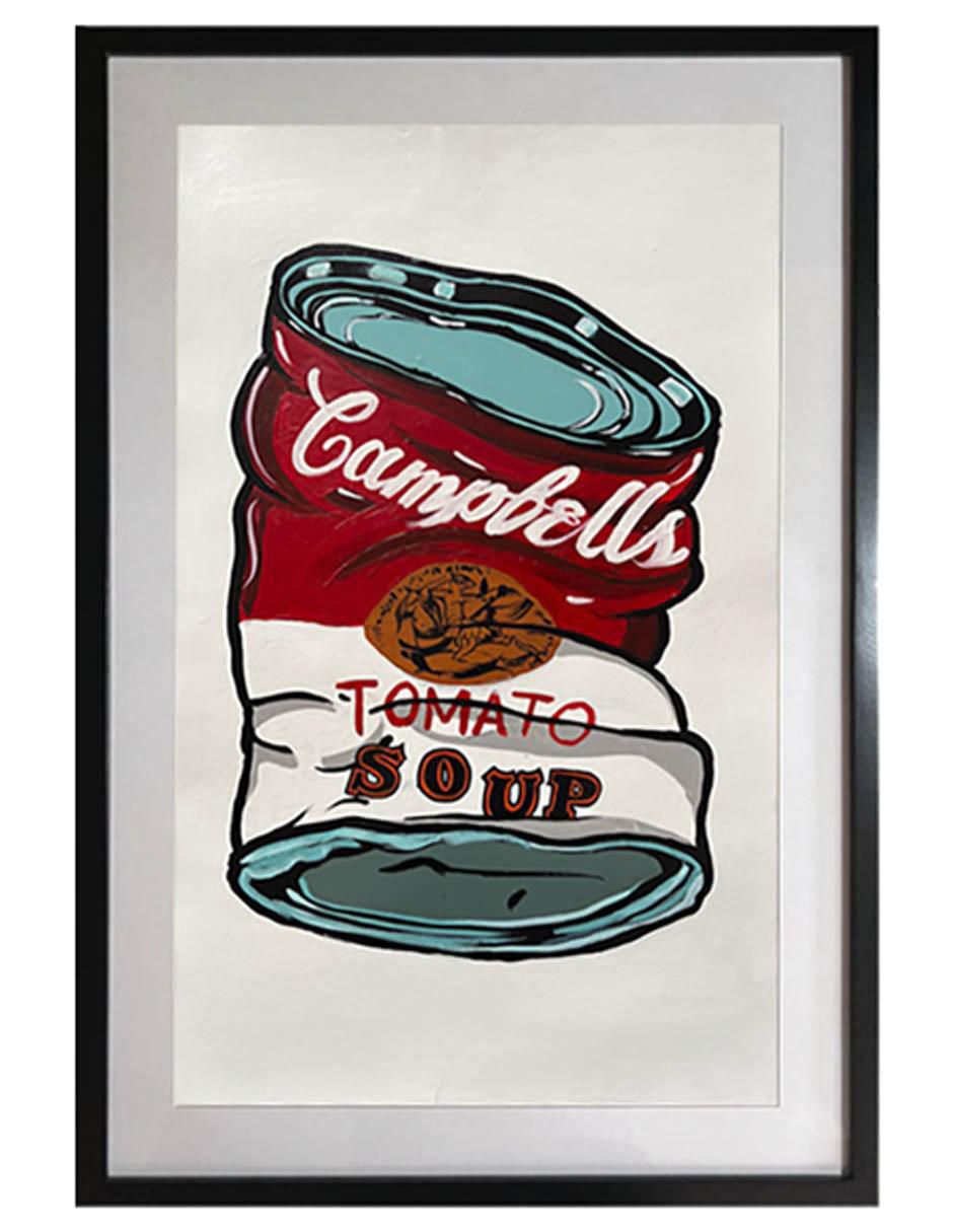 Pintura Tomato Soup técnica acrílico MilleniArt