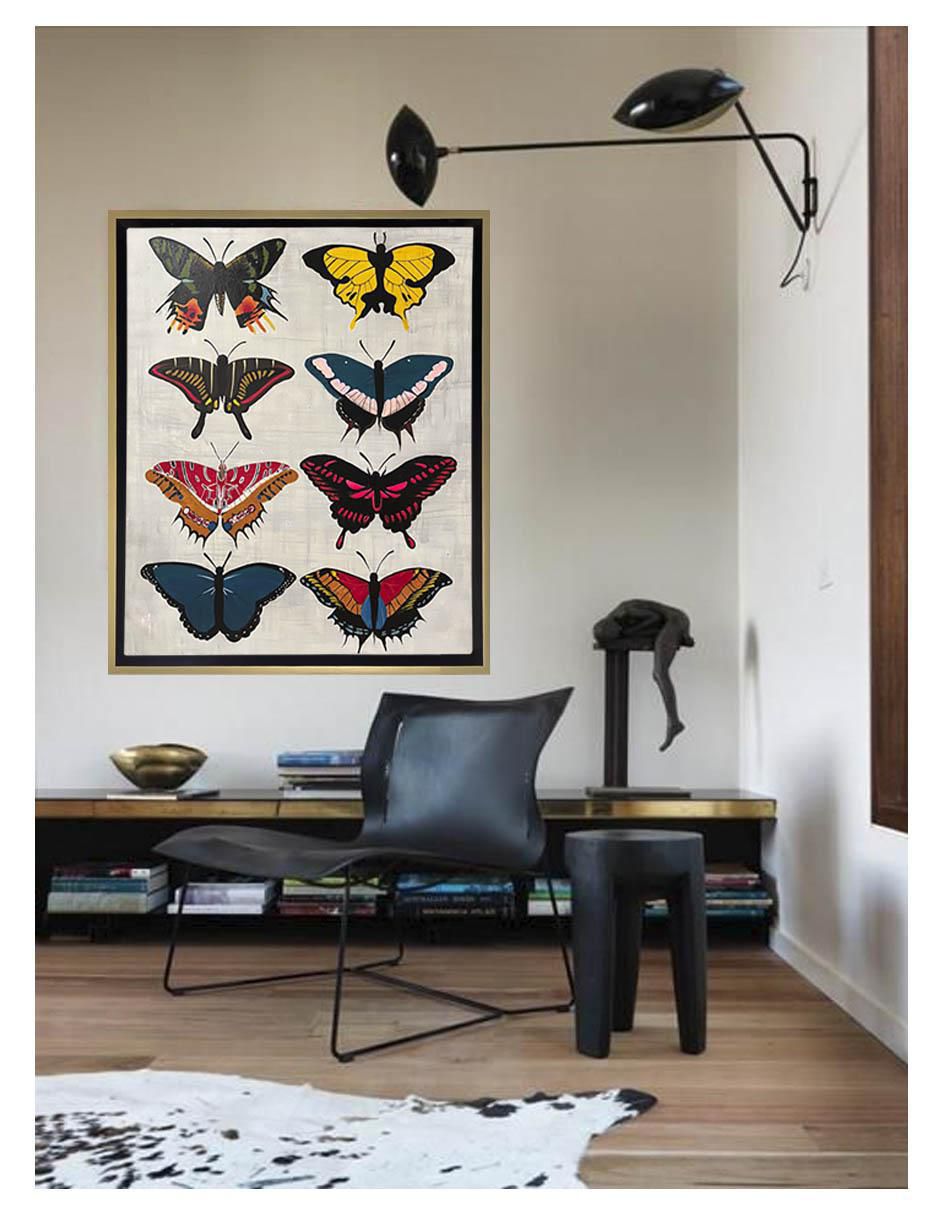 Pintura The Butterfly Colors técnica acrílico AnimalArt 3