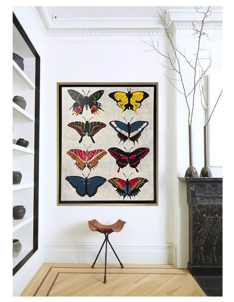 Pintura The Butterfly Colors técnica acrílico AnimalArt 4