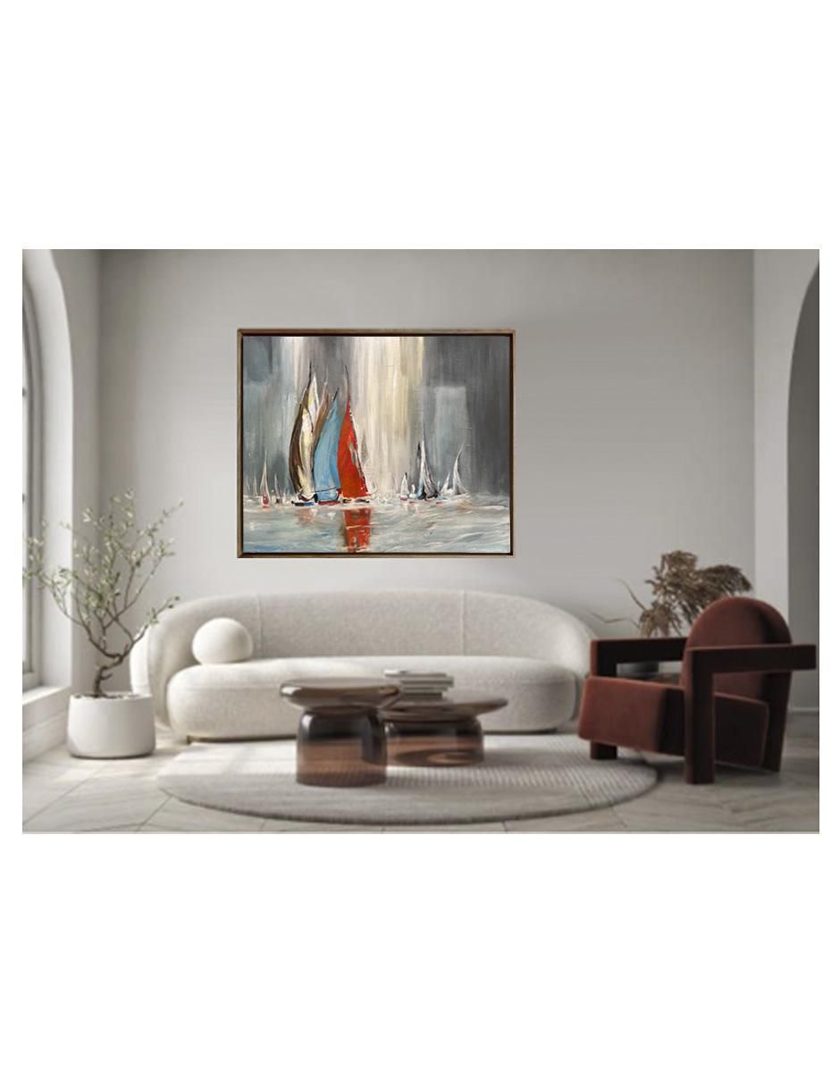 Pintura Veleros V técnica acrílico Veleros 3