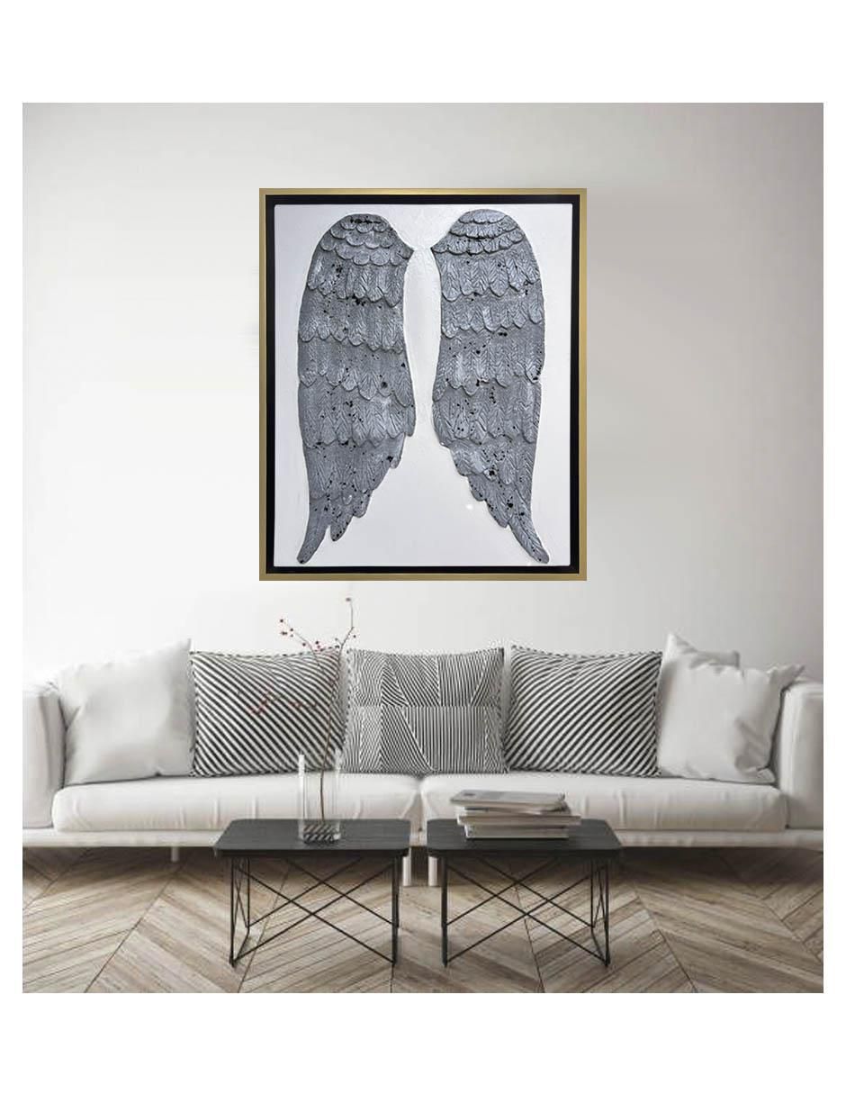 Pintura Que nunca te corten las alas técnica mixta Espiritualidad 3