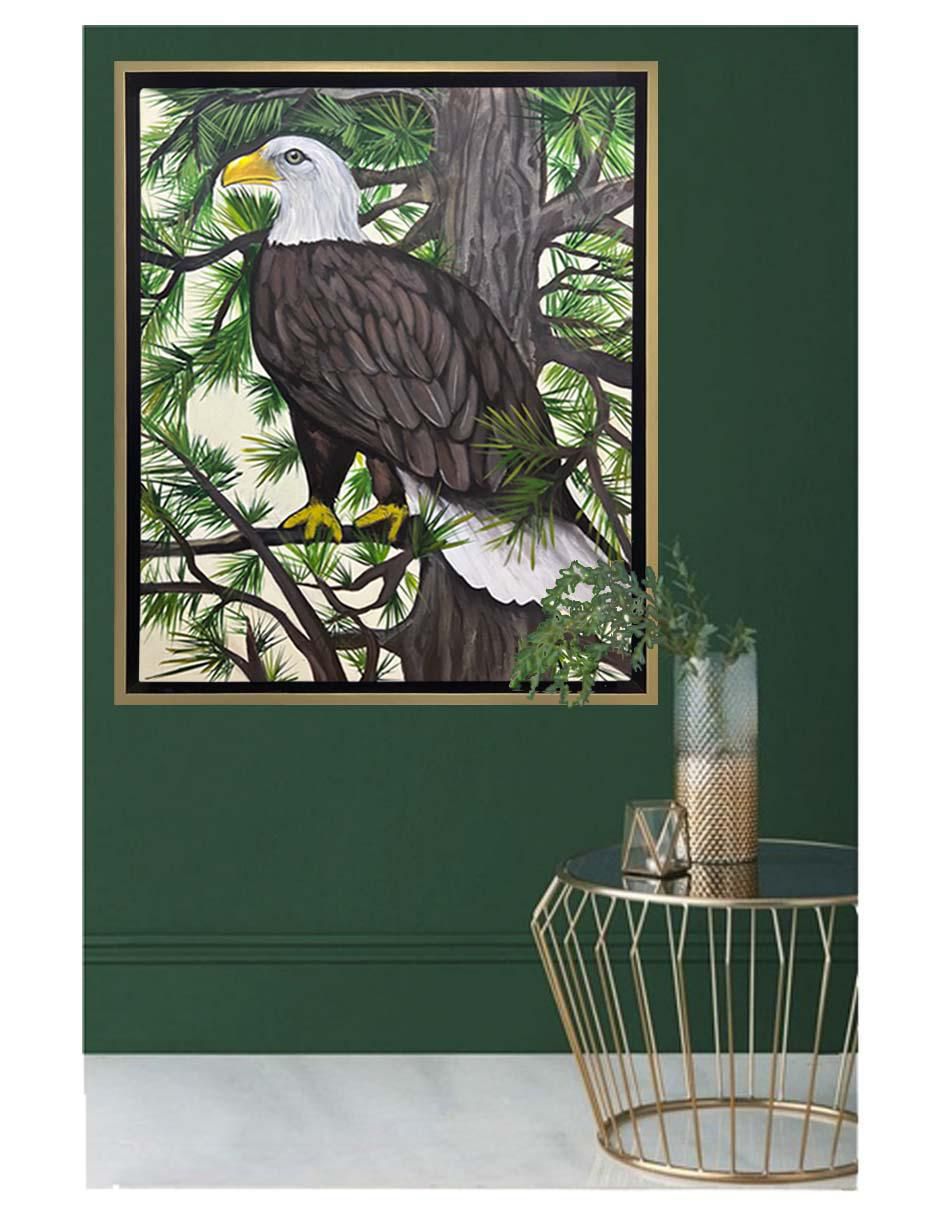 Pintura Mirada Al Cielo técnica acrílico AnimalArt 3