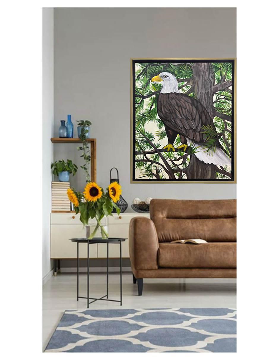 Pintura Mirada Al Cielo técnica acrílico AnimalArt 5