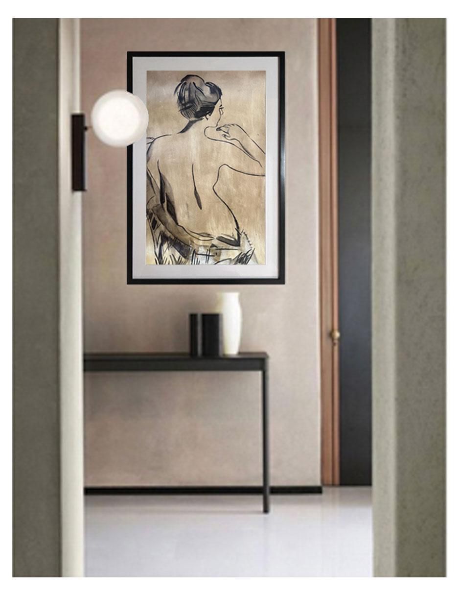 Pintura Mónica técnica acrílico MilleniArt 2