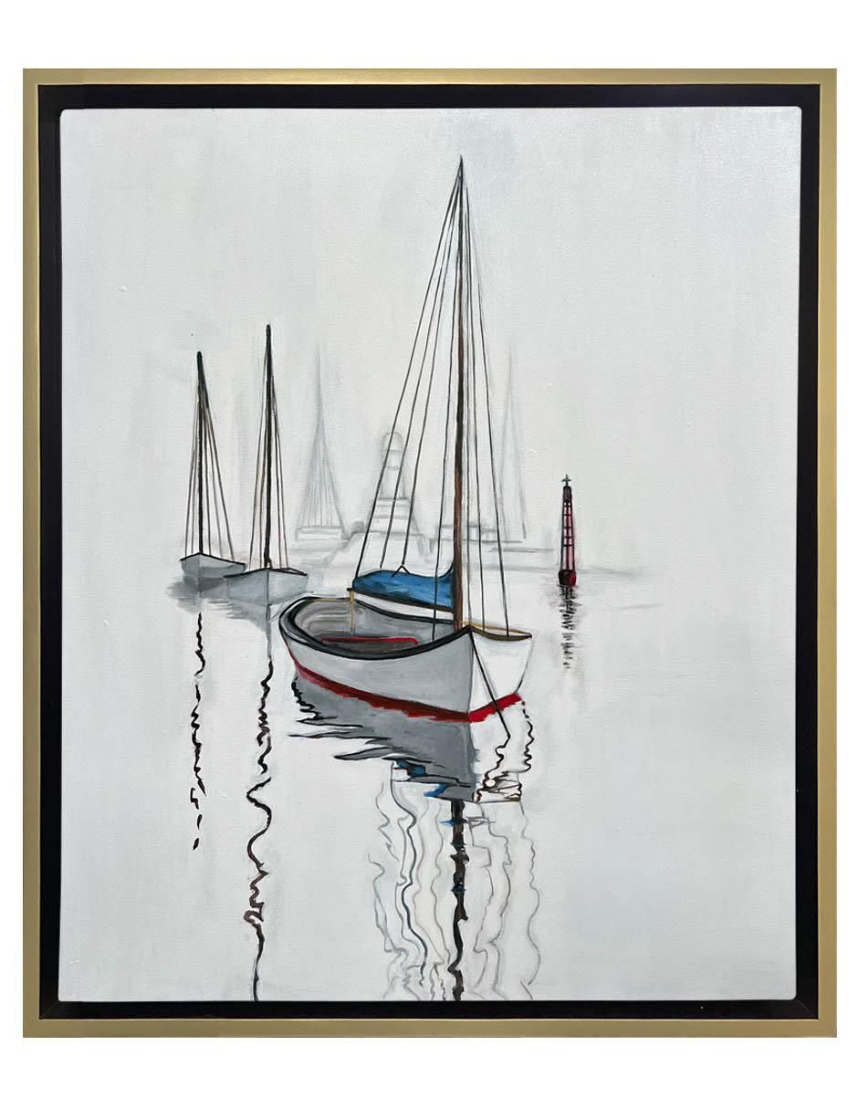 Pintura Velero III técnica acrílico Veleros